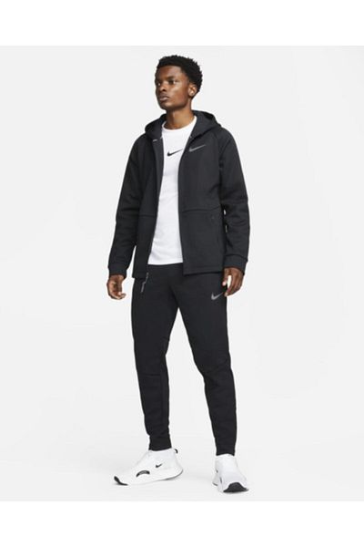 Nike Ανδρικό φούτερ με κουκούλα Pro Therma-Fit με φερμουάρ σε όλο το μήκος