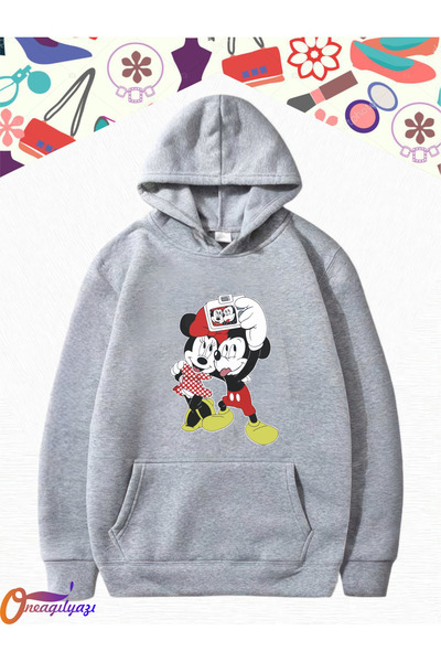 oneagılyazı Micky Minnie Selfie - Hanorac pentru damă