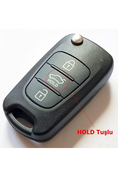 Kasey Hyundai Accent i20 i30 ix35 - Auto Keychain Screw Logo Hold Key Switch and Control Cap