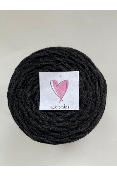 Makromİps MACROME STRING (250gr-185m-2mm) PREMIUM COTTON COTTON ROUND HOBBY BAG STRING STRING