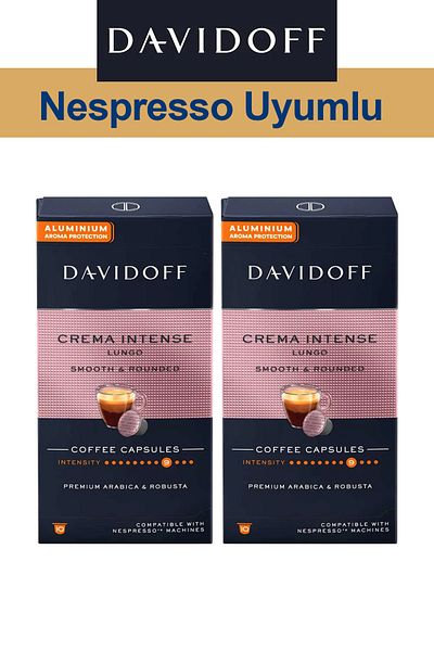 Davidoff Nespresso Compatible Capsule Coffee Crema Intense 2 x 10 pcs