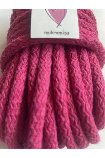 Makromİps MACROME ROPE (10 meters) COTTON WOVEN ROPE CORD SCREWING TRESS MAT SEWABLE BASKET BAG HOBBY ROPE