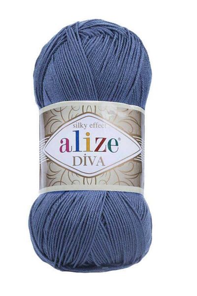 Alize 5 τεμάχια Diva Mercerized String Καλοκαιρινό μπικίνι μπουστάκι Μπλούζα πλεκτό σχοινί Aviator 353