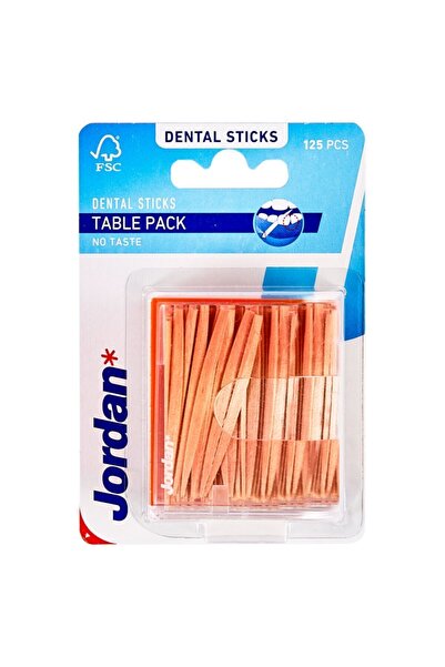 JORDAN Kalın Kürdan 100lü Paket - Aromasız, Üçgen Yapılı, Pratik Kutulu