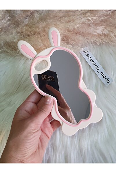 Aksesuarda Moda iPhone 6 - 6S Uyumlu AYNALI KULAKLI SİLİKON KILIF