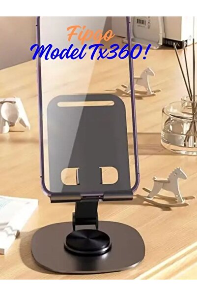 Fipgo Model Tx360 Masa Üstü Tablet ve Telefon Tutucu Stand 360 Derece Döndürü...