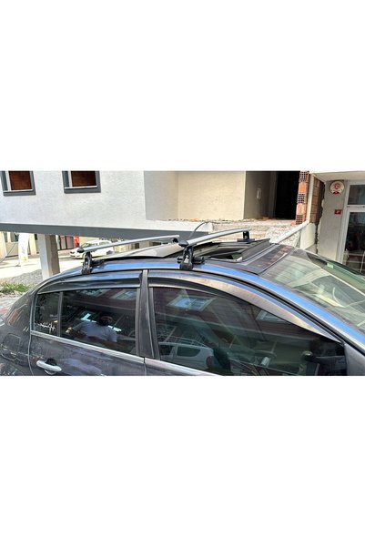 Kml34tuning55 Renault Megane 2 Sedan 2003-2008) Oluksuz Tip Port Bagaj Tavan Çıtası Ara Atkı Kapıdan Sıkıştırmalı