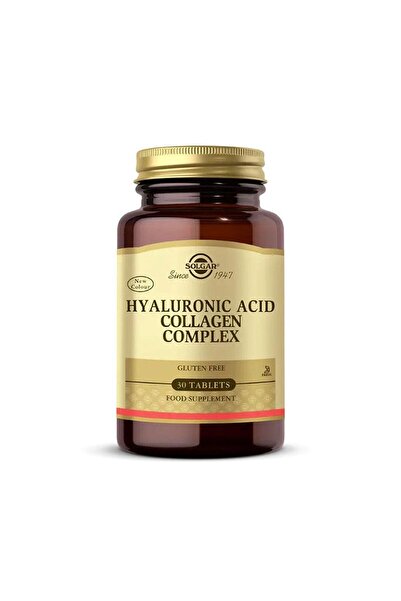 Solgar Hyaluronic Acid Collagen Complex 30 Tablet + Facial Cleanser 100ml Hediye