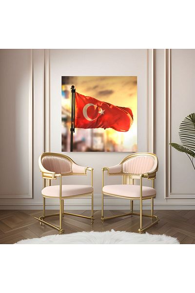 Doğal Tercih Αυτοκόλλητο τοίχου με τουρκική σημαία