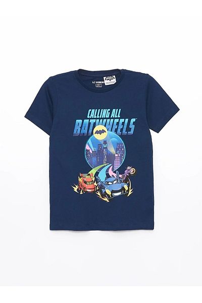 LC Waikiki Set de pijamale pentru băieți, cu mâneci scurte, cu șort, LCW Kids