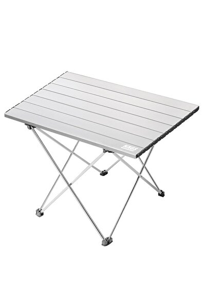 HAEGS Full Alüminyum Katlanır Kamp Sehpası, Piknik, Plaj, Ourdoor Hafif Kamp Masası Orta Boy - Gümüş