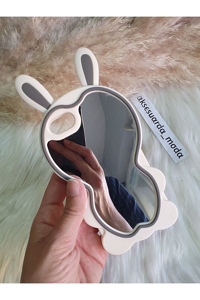 Aksesuarda Moda iPhone 7 - 8 - Se Compatible Silicone Case with Mirror Ears