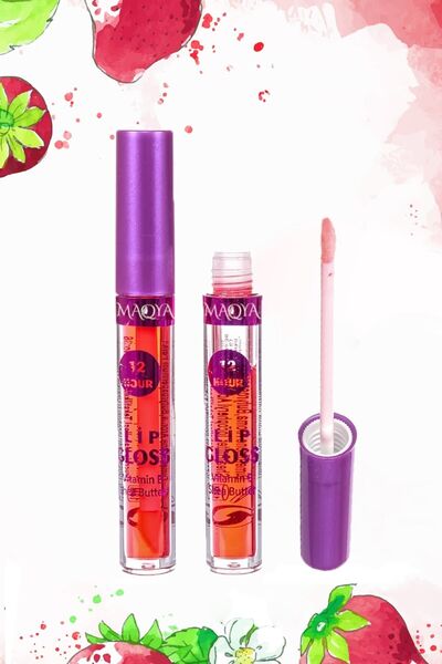 MAQYA Cosmetics Çilekli Dudak Parlatıcı Lip Gloss