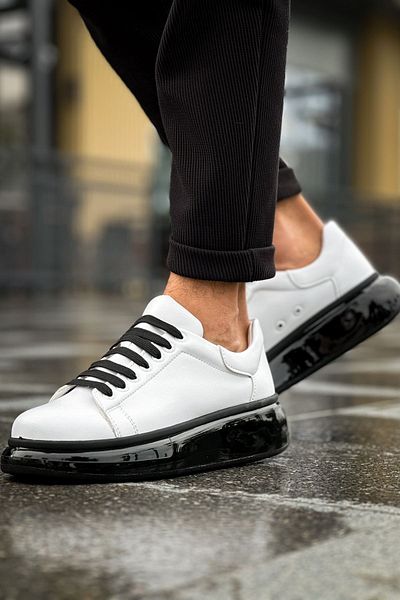 BZ Moda B295 Sollıevo - Ανδρικά παπούτσια Sneaker Orthopedic Sole CST White