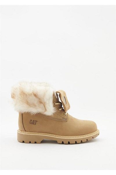 Caterpillar Γυναικείες μπότες Utah Fur Caramel Nubuck