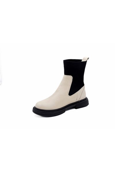 Freefoot 315122 Pearl White Γυναικείες Μπότες - Άνετο Σχέδιο