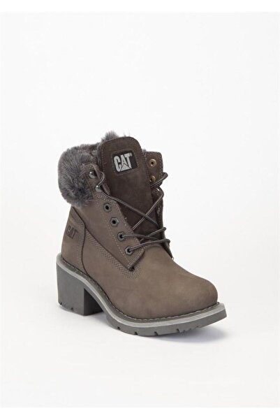 Caterpillar Nikki Dark Grey Nubuk Kadın Bot