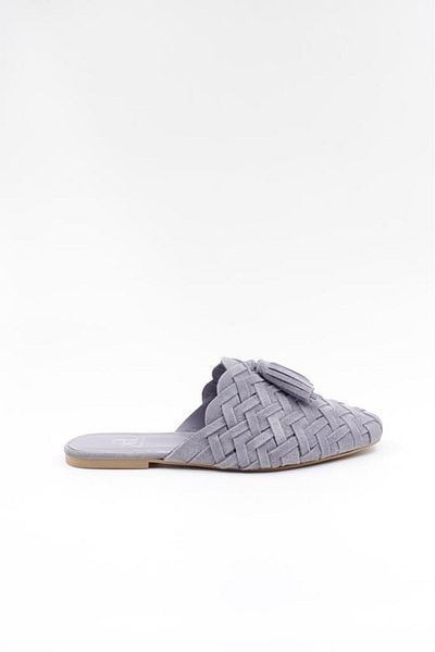 West To West 7096 Gray Women's Slippers