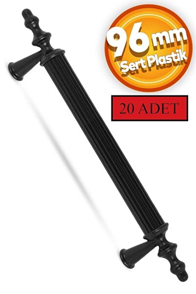 ECO SHOP 96 MM POLİMER DOLAP KULPU 20 ADET VİDALI
