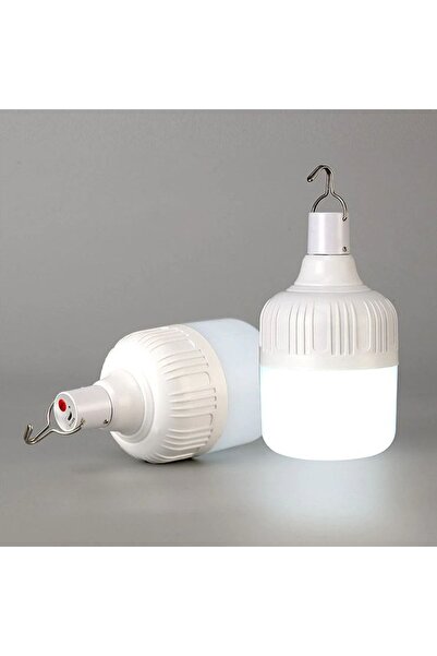 Cata Ct-4279b 30w Taşınabilir Şarjlı Led Ampul(beyaz)(4 Fonksiyon