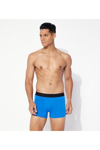 Aeropostale Men's Blue Plain Briefs