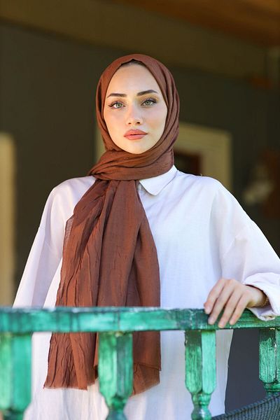 shalby Σοκολάτα Bamboo Crash Shawl