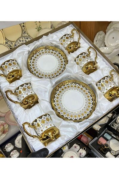 Kosova Muba Concept Footed Xia 6 Personality Coffee Cup Set
