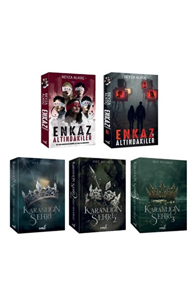 İndigo Kitap Enkaz Altındakiler 1 ve 2, Karanlığın Şehri 1, 2, 3 Şule Avlamaz...