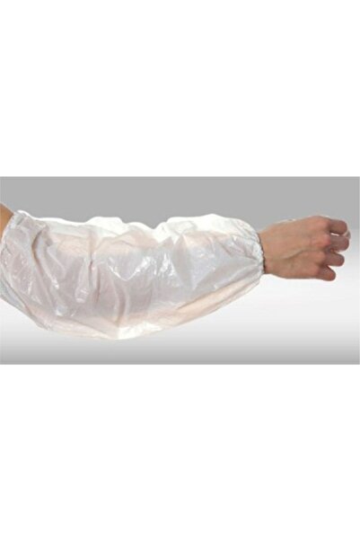 mege 1000 Adet - Tek Kullanımlık Naylon Kolluk Beyaz