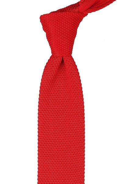 La Pescara Red Knitted Tie 8007