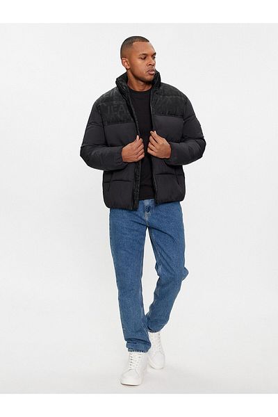 Calvin Klein Men's Woven Fabric Regular Waist Straight Model Navy Blue Jeans J30J324968-1A4