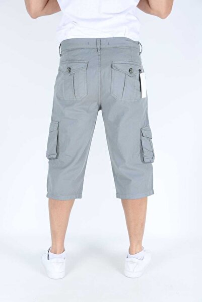 RetroPark ERKEK BERMUDA ŞORT UZUN KAPRİ KARGO CEP KARGO CEPLİ BERMUDA UZUN KAPRİ DİZ ALTI