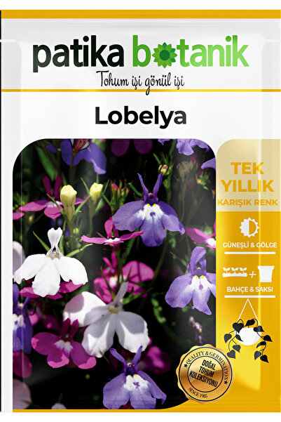 Patika Botanik 100 Adet Lobelya Çiçek Tohumu (LOBELİA ERİNUS)