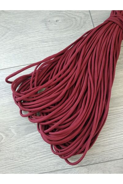 PARACORD DÜNYASI Paracord 550 Type Iıı 4mm 7 Strand 5 Metre Kaliteli Paraşüt Ipi
