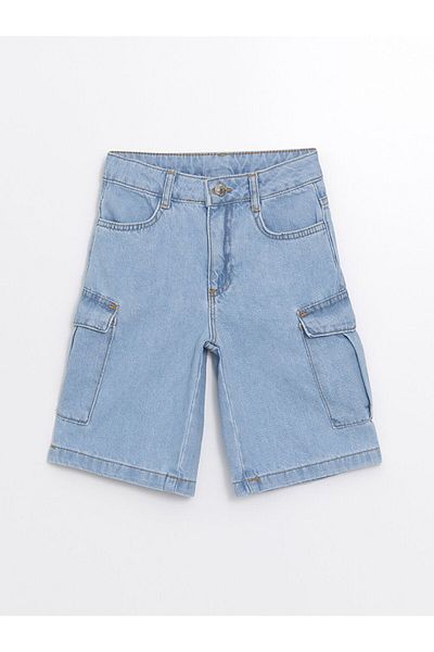 LC Waikiki Cargo Jean Bermuda Pentru Fata Copii