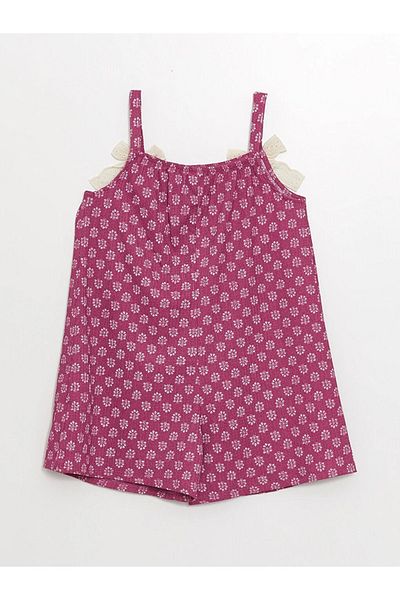LC Waikiki LCW Kids - بذلة بياقة مربعة للفتيات