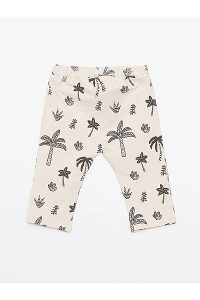 LC Waikiki LCW baby Crew Neck Short Sleeve Printed Baby Boy T-Shirt and Pants 2-Piece Set