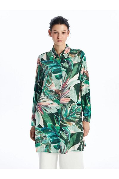 LC Waikiki LCWAIKIKI - Classic Patterned Women's Tunic Shirt
