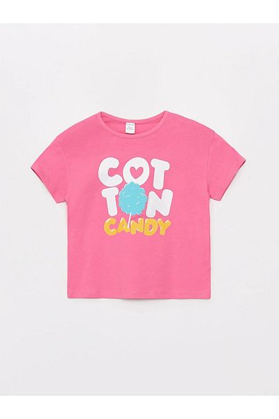 LC Waikiki LCW baby Crew Neck Printed Baby Girl T-Shirt Pack of 2