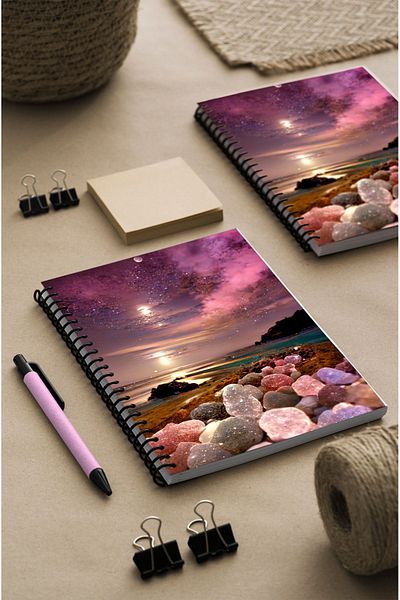 kutuTR 100 Sheets Striped - Wooden MDF Cover Vip Modelist Notebook 14x21 - 80gr/m2 Ç512