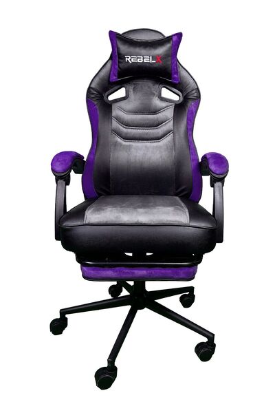Rebelx Oyuncu Koltuğu Night Ayak Uzatmalı Mor Renk