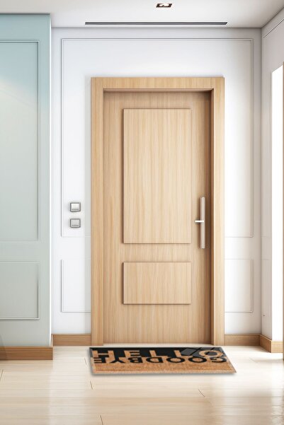 Decorita Hello Goodbye Straw Patterned Anti-Slip Glass Mat - 50cm x 90cm