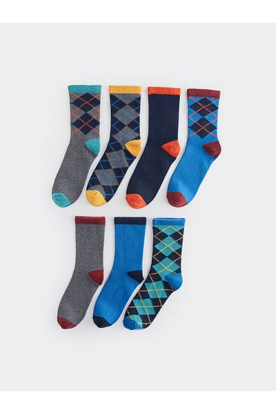LC Waikiki Patterned Boy's Socks 7-Piece