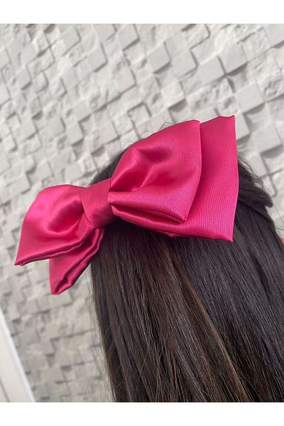 Demeter Collection fuchsia pink bow buckle xxl