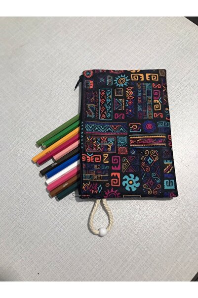 owl bag حامل قلم من القماش بتصميم منقوش على شكل شخصيات أستيك أصلية عرقية