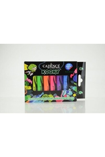 Cadence Kooky 6'lı 12ml+3ml Fosforlu Akrilik Boya