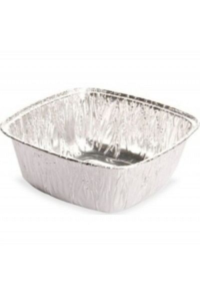 OĞUZ AMBALAJ Aluminum Rice Pudding Bowl Dessert Bowl Ashura Bowl 11x11 Mm 100 Pieces