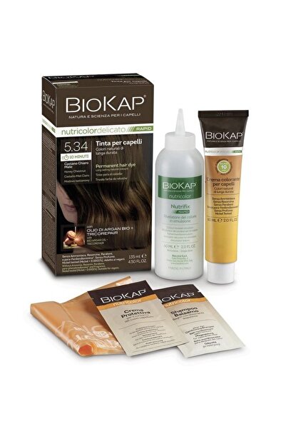 BioKap 5.34 Nutricolor Delicato Rapid Saç Boyası 135 Ml