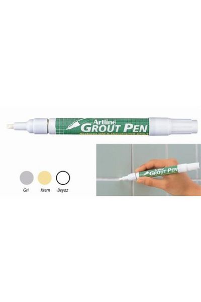 artline قلم Grout قلم تلوين بين البلاط باللون الرمادي