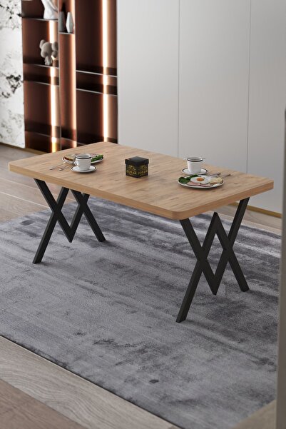 Cosargroup Parla Mutfak Yemek Masası W Metal Ayak 70x110 Mutfak Yemek Masası